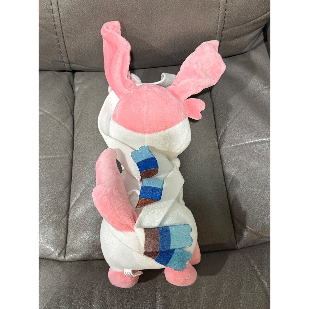Pokemon Sylveon Plush Pink White Fairy Eeveelution Anime - Picture 2 of 2